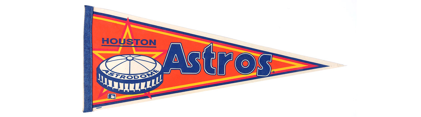 Houston Astros Pennant  Bullock Texas State History Museum