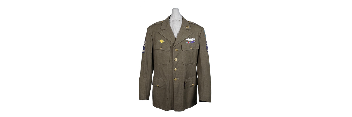 U.S. Army regulation dress wool coat | Bullock Texas State History