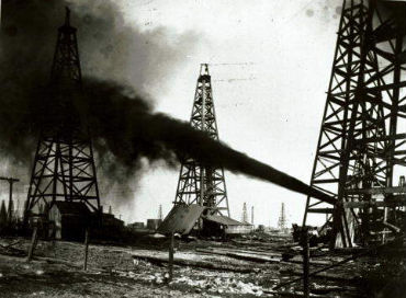 Spindletop 1901. Image courtesy Texas Energy Museum