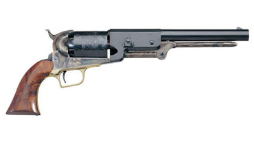 By the mid-1840s, gun manufacturer Samuel Colt heard that his five-shot Paterson revolver had served Texas Rangers well in their fights against Comanche warriors. In 1846, Colt approached Texas Ranger Samuel Walker to ask how the gun could be improved. From their discussions, the larger, more powerful Colt six-shooter was born. Colt even engraved a scene from one of Ranger Jack Hays’s most famous battles against Comanches on the cylinder. Colt did get one detail wrong, though: he showed Hays and his men wearing the uniforms of U.S. Dragoons. Image courtesy Autry National Center, Los Angeles
