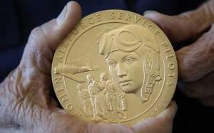 The Congressional Gold Medal awarded to the WASP in 2010.
