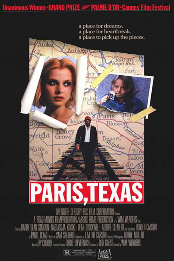 Paris Texas film poster