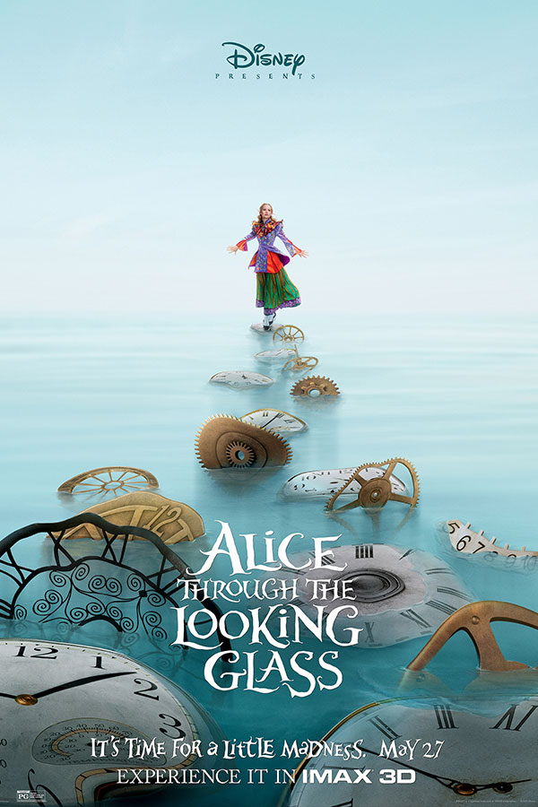 Alice Through the Looking Glass Bullock Imax Theatre Film Poster