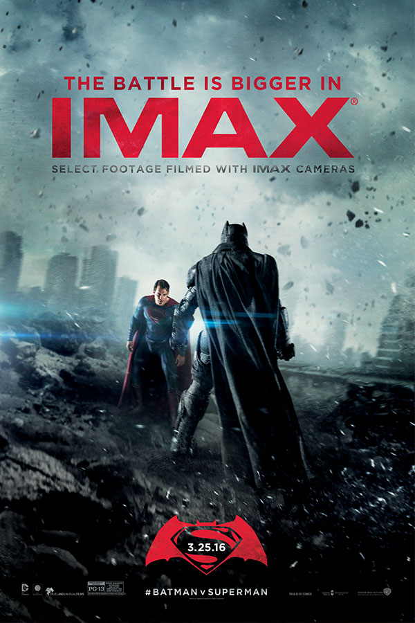 Batman vs Superman Bullock Imax Theatre Film Poster