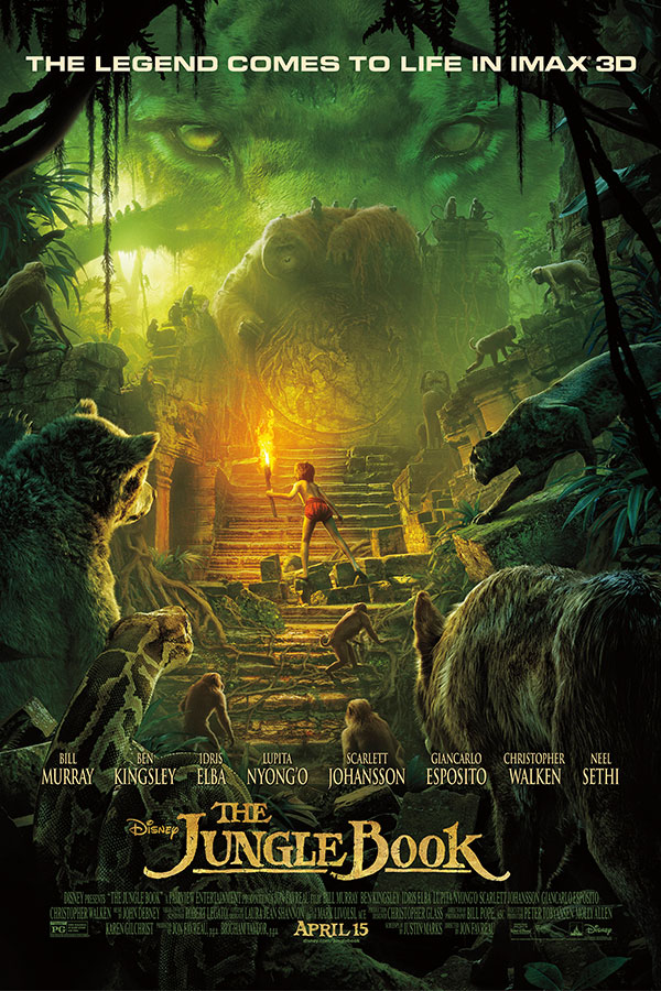 The Jungle Book Bullock Imax Theatre Film Poster