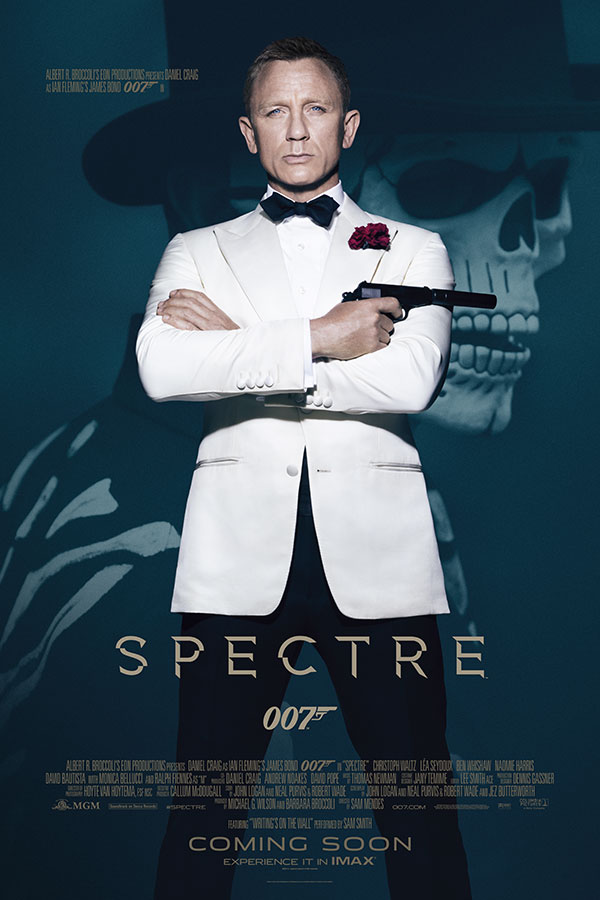 Spectre: 007 Bullock Imax Theatre Film Poster