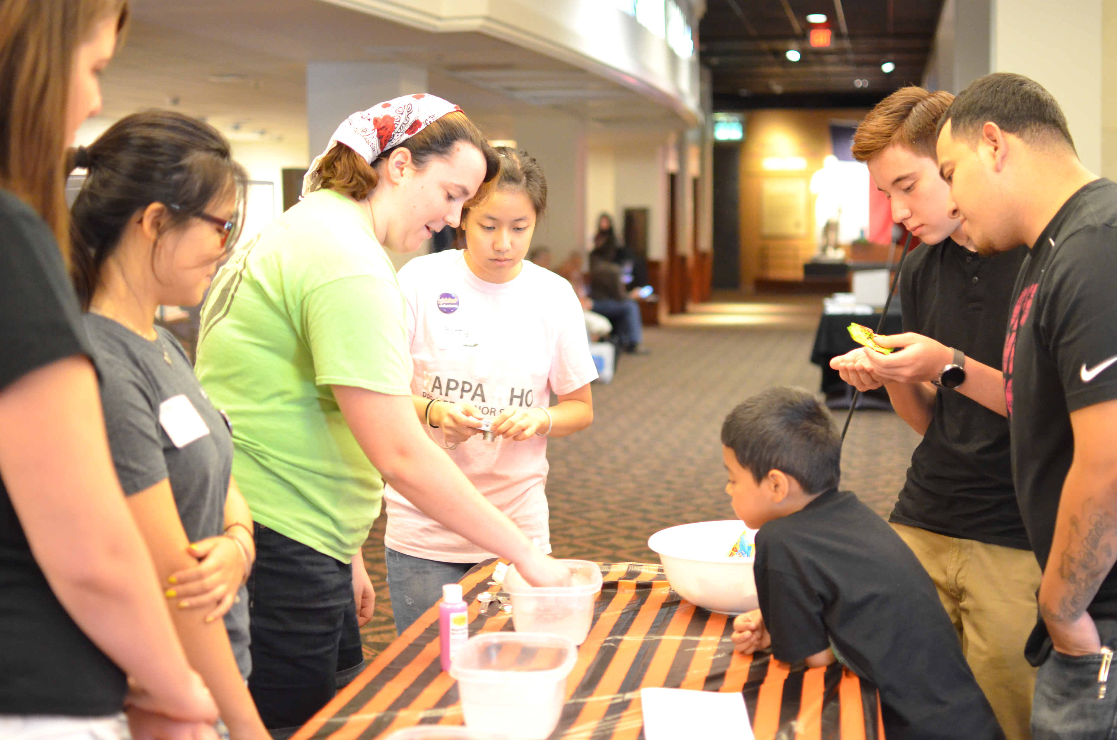 Treats, art and science activities are offered for children and families every year as part of the Bullock Museum's Spooktacular event held in conjunction with Girlstart.