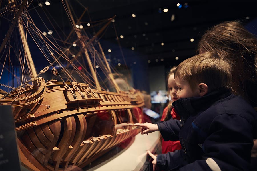La Belle, the ship that changed Texas history, is on view at the Bullock Museum. In addition to the ship, visitors can see rare artifacts, video footage of the excavation and conservation, and a 1:12 scale ship model.
