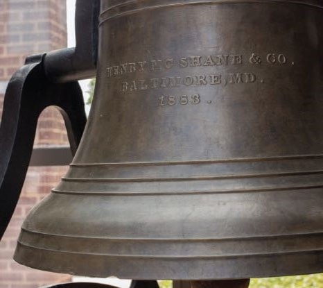 The bell that has called Abilene to church for over 130 years. 