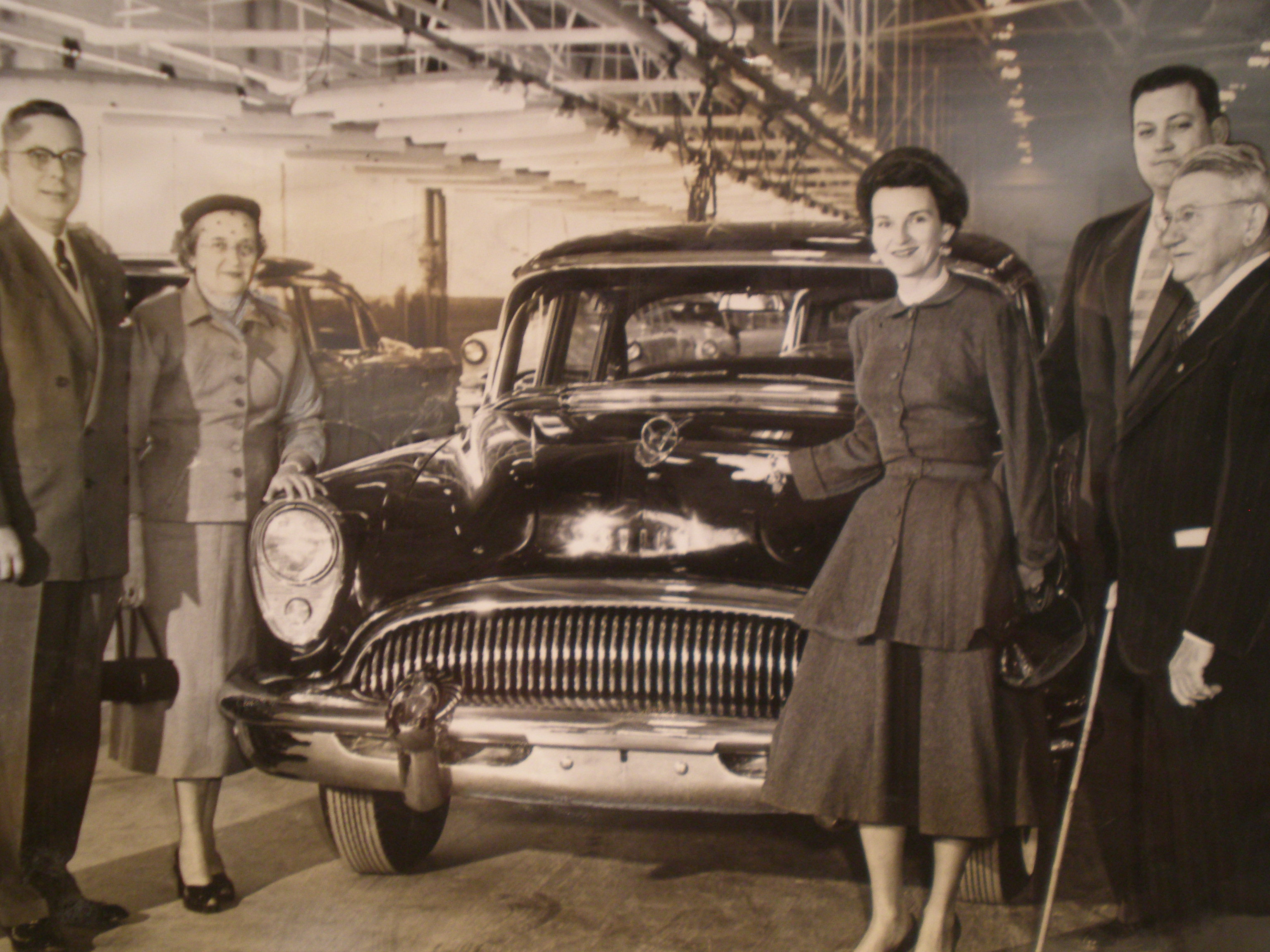 The first car from Arlington's GM plant. 