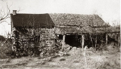 Heinrich Ludwig Schneider's "log cabin on the Llano."