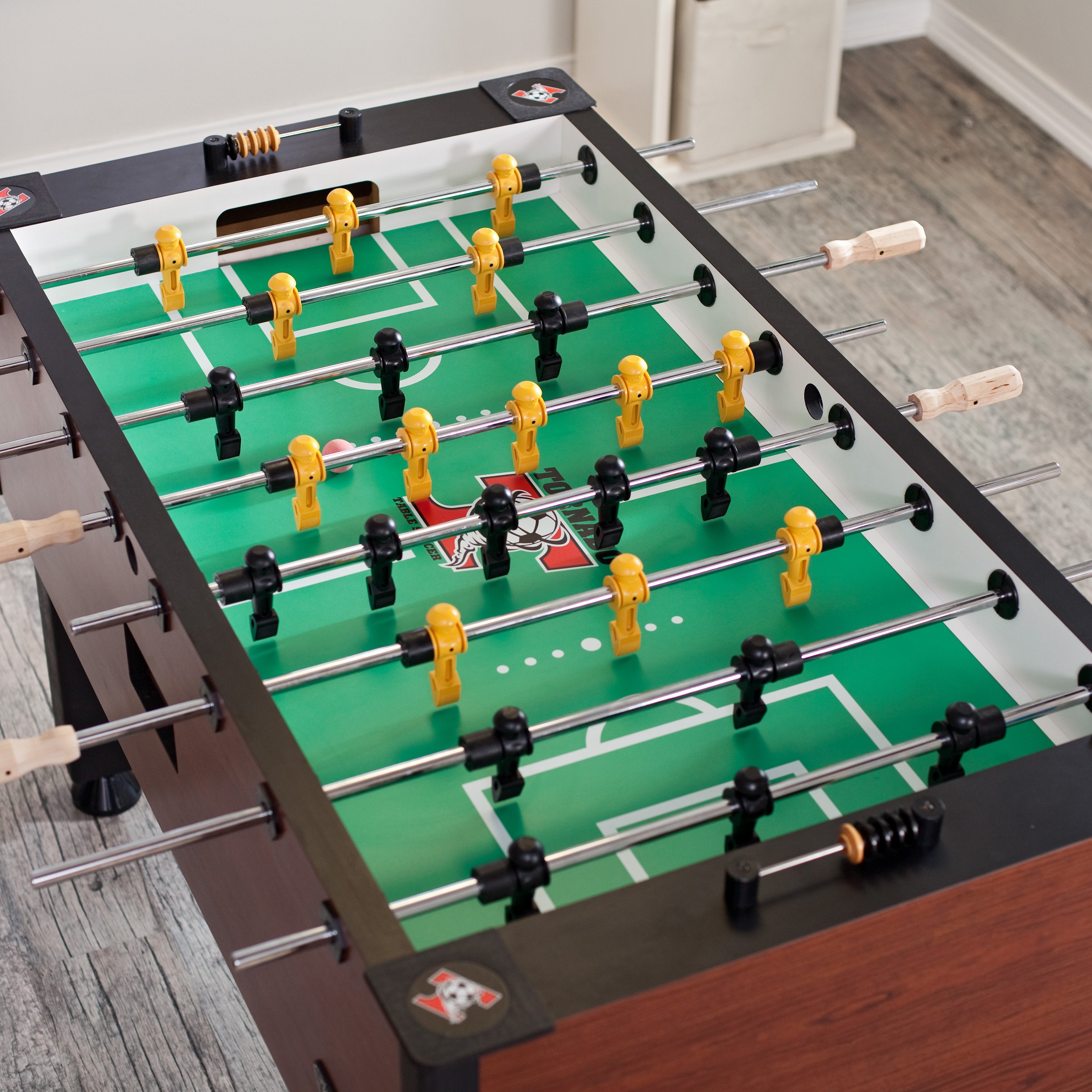 A foosball table game that reminds Rory of an early childhood experience with his dad.