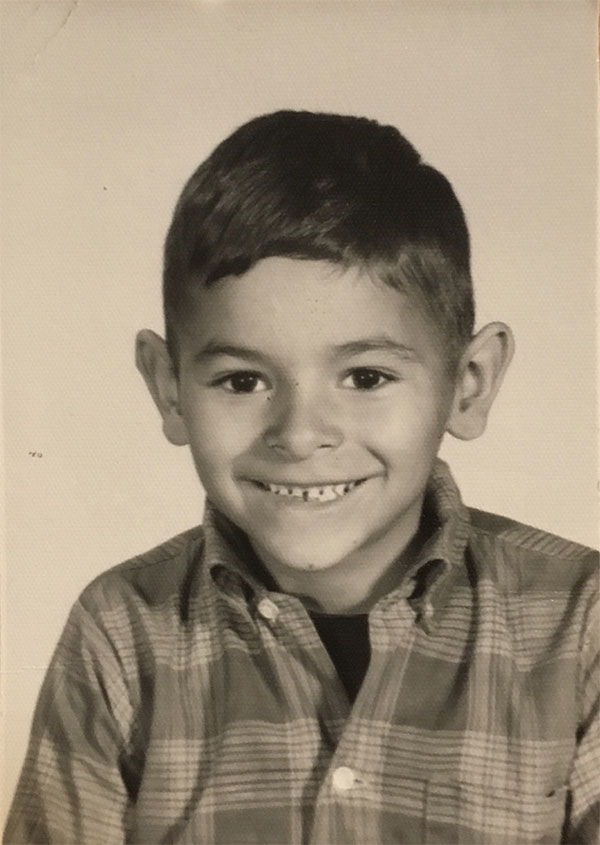 Pierre Gutierrez's father in the first grade.