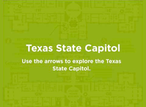 Use the arrows to explore the Texas State Capitol.