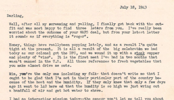 Letter B Segall To Mimi Lindstrom July 18 1943 Letter B Segall To Mimi Lindstrom July 18 1943