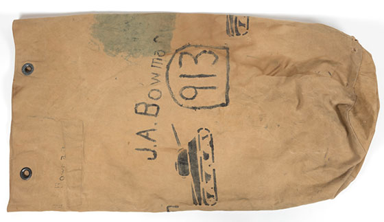 World War Ii Sea Bag Pfc Jack Arthur Bowman S Sea