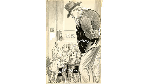 cartoon, “please ring the bell for us”john knott | bullock cartoon, “please ring the bell for us”john knott | bullock