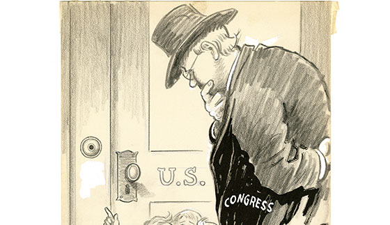 cartoon, “please ring the bell for us”john knott | bullock cartoon, “please ring the bell for us”john knott | bullock