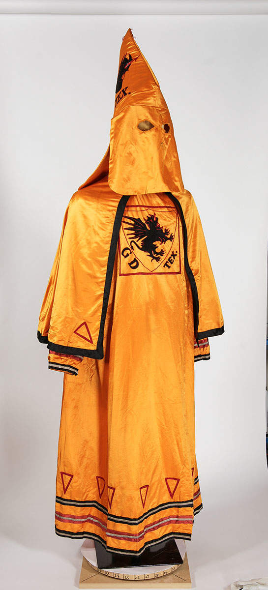 Grand Dragon KKK Robe  Texas State History Museum