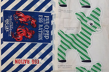 FUL-O-PEP egg ration feed sack