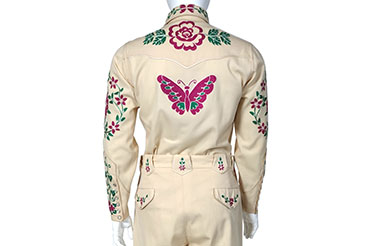 Neiman Marcus Man’s Shop western-style suit, 1936 – back detail