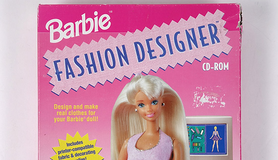 barbie fashion designer cd rom