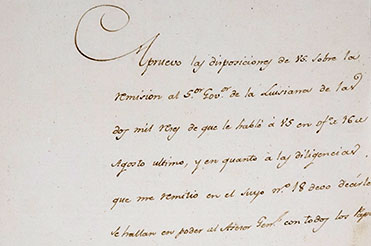 Handwritten letter from 1779