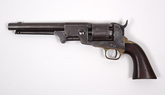 44 caliber Dance Brothers revolver | Bullock Texas State History Museum