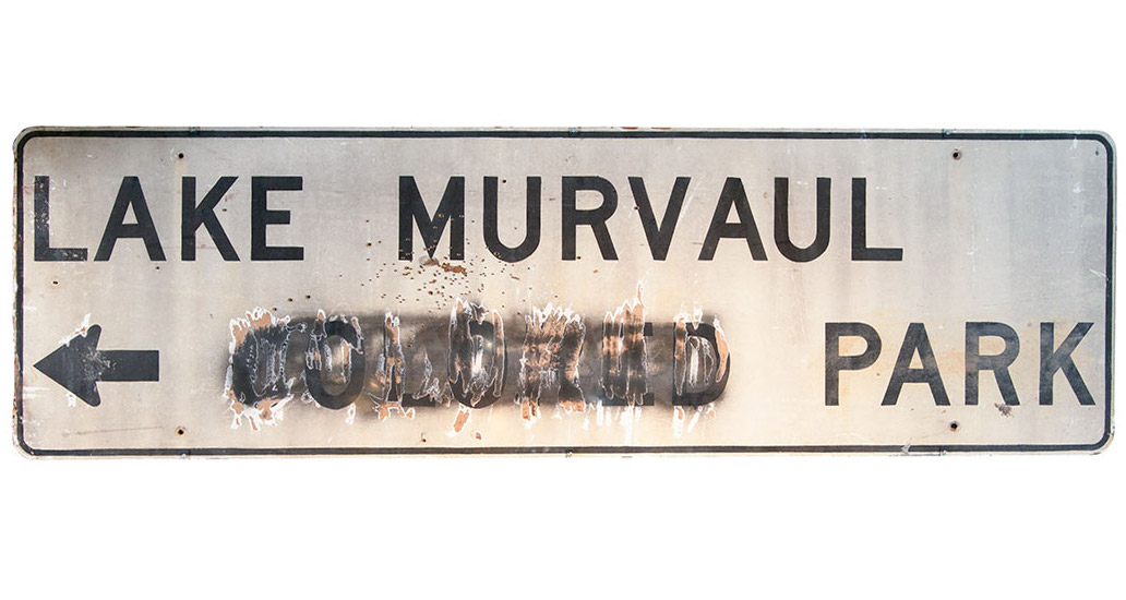 Lake Murvaul Sign