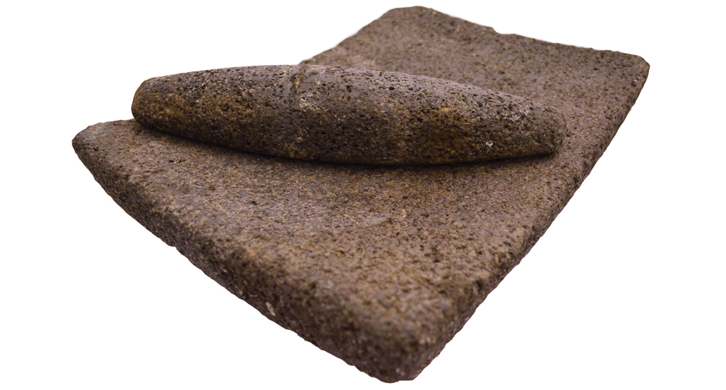 Slab and grinding stone for food preparation