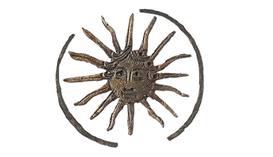 Sun King Medallion  Bullock Texas State History Museum