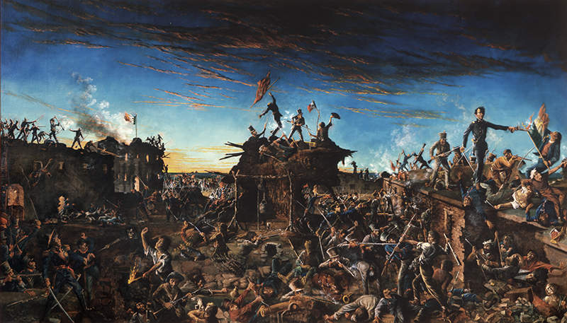 Dawn at the Alamo by Henry McArdle