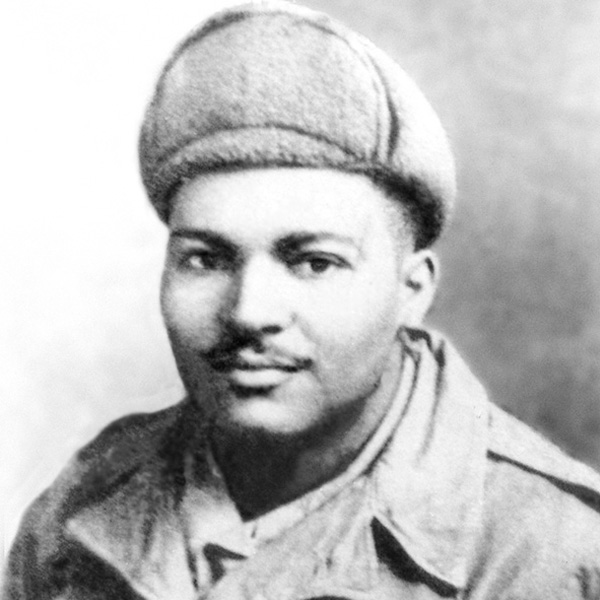 Sergeant Cornelius Charlton served in the 24th Infantry Regiment, 25th Infantry Division in the Korean War. Charlton grew up in West Virginia, and his family later lived in the Bronx, New York. He enlisted just after graduating from high school. On June 2, 1951, Charlton engaged in a major battle against North Korean and Chinese forces called Operation Piledriver. He assumed command when his unit’s leader was injured, but he eventually sustained fatal injuries. Charlton was awarded a posthumous Medal of Honor in 1952. Image courtesy U.S. Army
