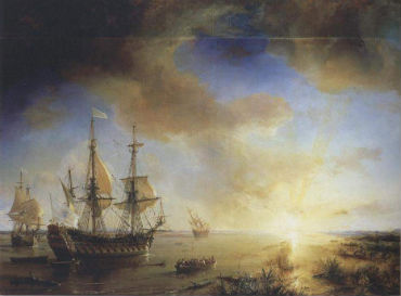 La Salle's ships, Matagorda Bay, Texas