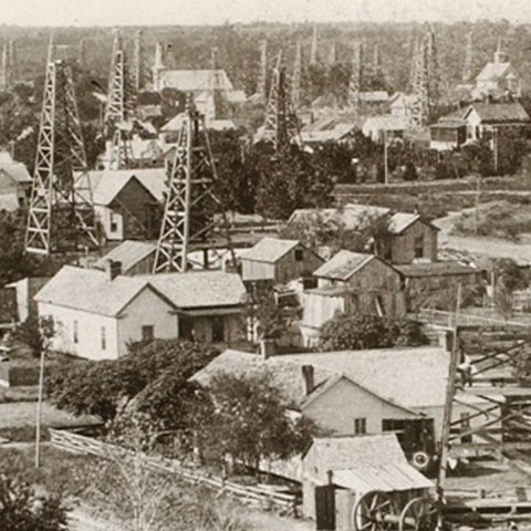 Corsicana, an original oil boom town. 