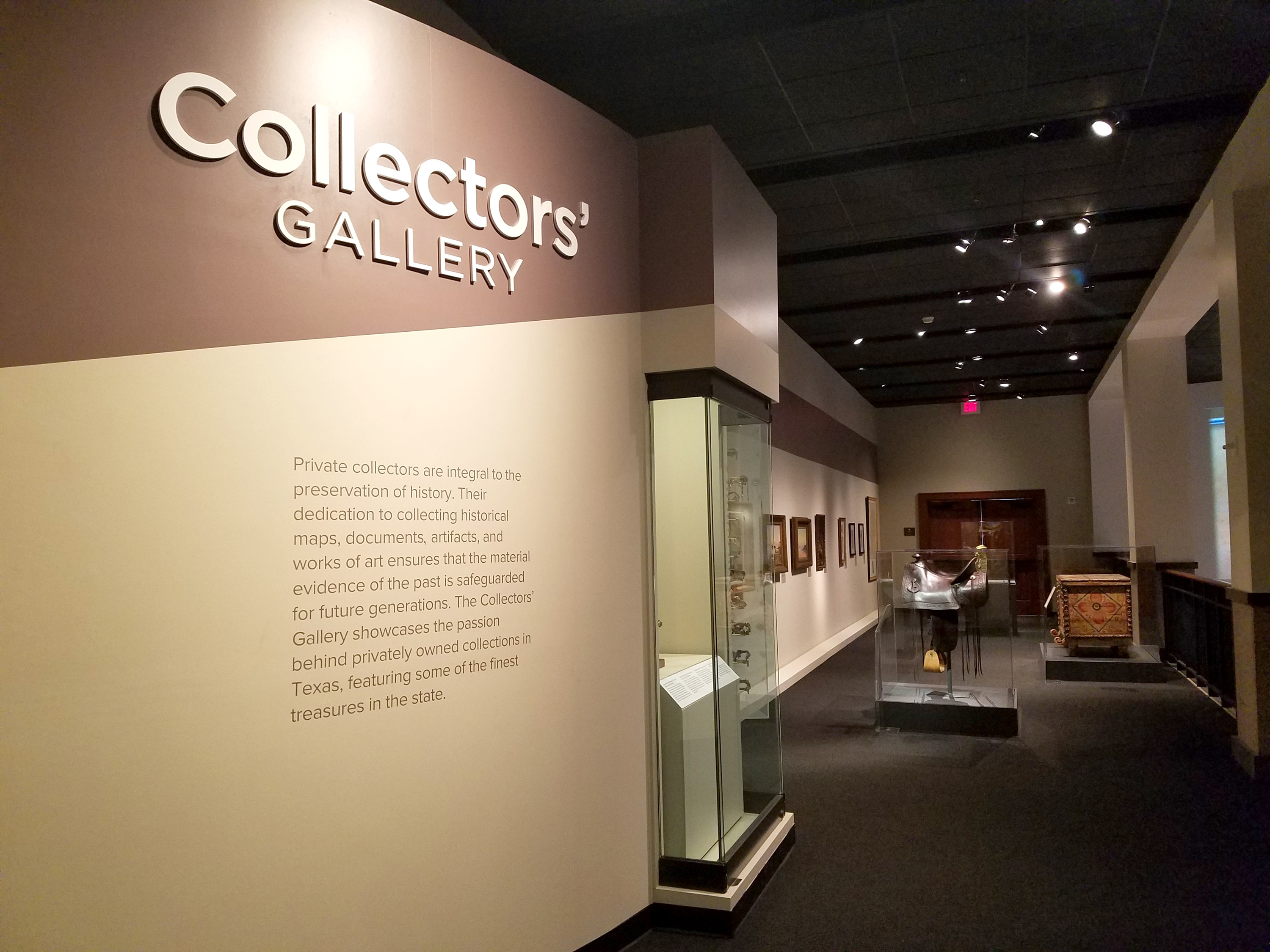 The Bullock Museum opened a new Collectors' Gallery this month that will feature rotating special exhibitions highlighting private history collections in Texas.