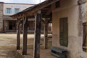 B Movies and Bad History: Old west film set