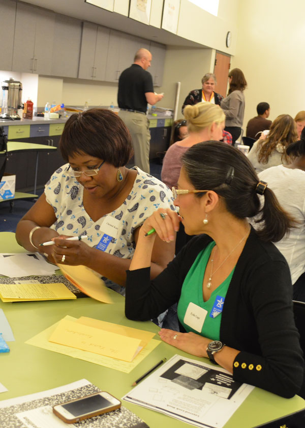 Educators attending professional development workshop at the Bullock Museum