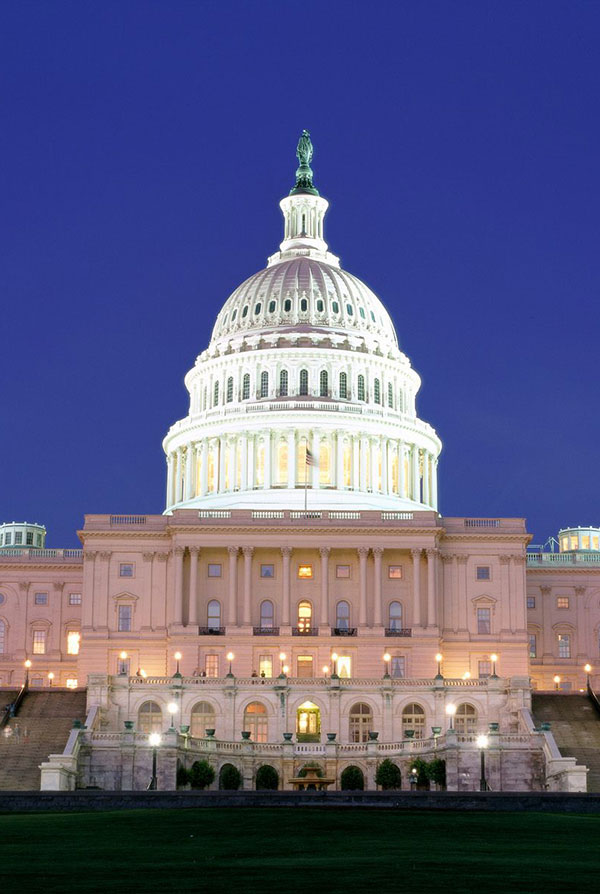 portrait image USA capitol