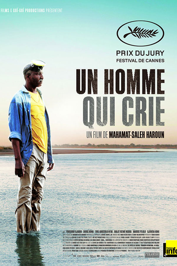 Un homme qui crie poster