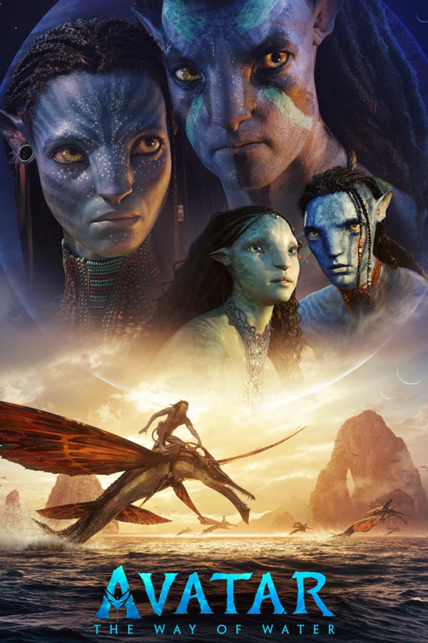 film poster for "Avatar: The Way of Water" 