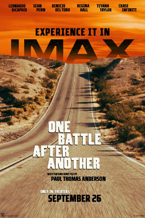 film poster for "One Battle After Another"