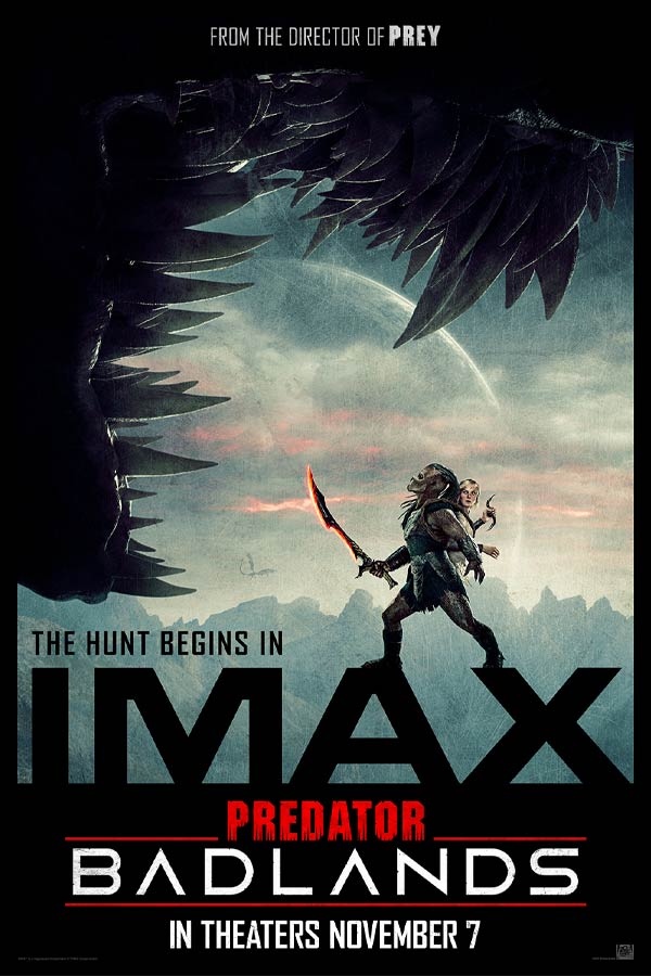 Film poster for "Predator: Badlands"