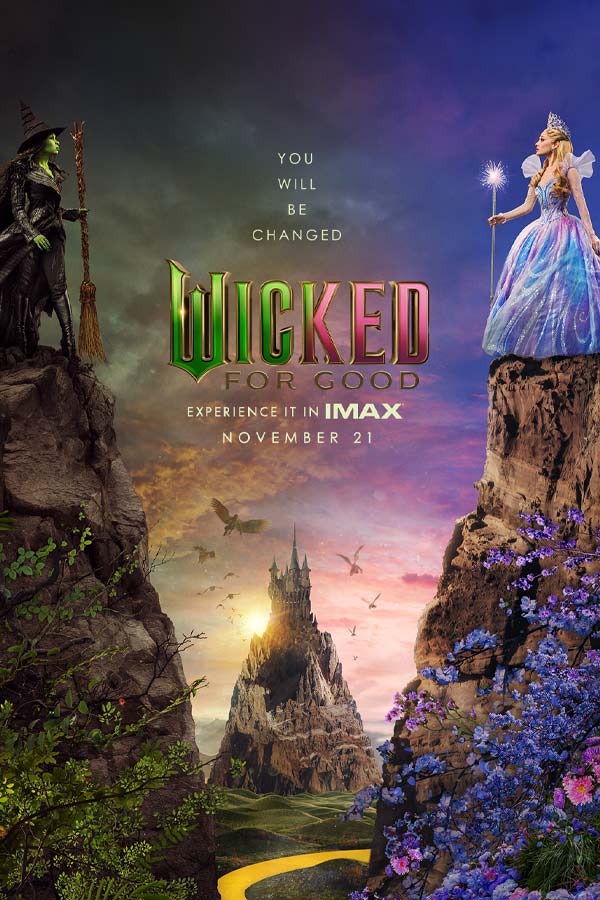 Film poster for "Wicked: For Good"
