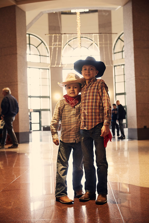 Young Texas ranch boys