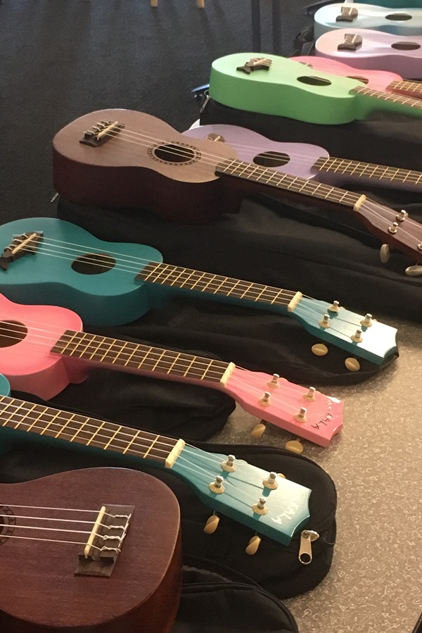 ukeleles