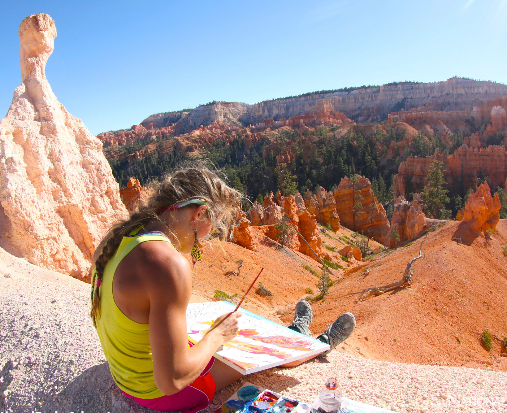 Artist Rachel Pohl takes audiences on a wild tour of 30 national parks in National Parks Adventure 3D now playing in IMAX at the Bullock Museum.