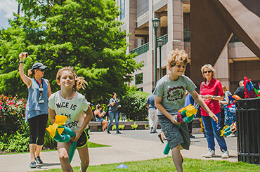 Kids at the museum