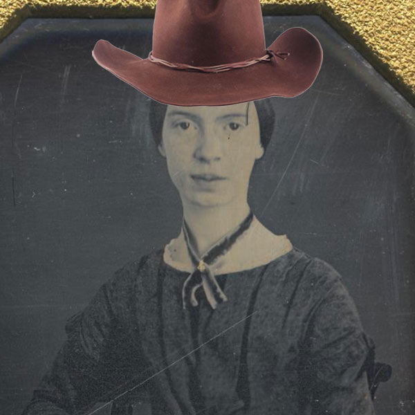 Daguerreotype of Emily Dickinson, c. early 1847. Public domain Amherst College Archives & Special Collections
