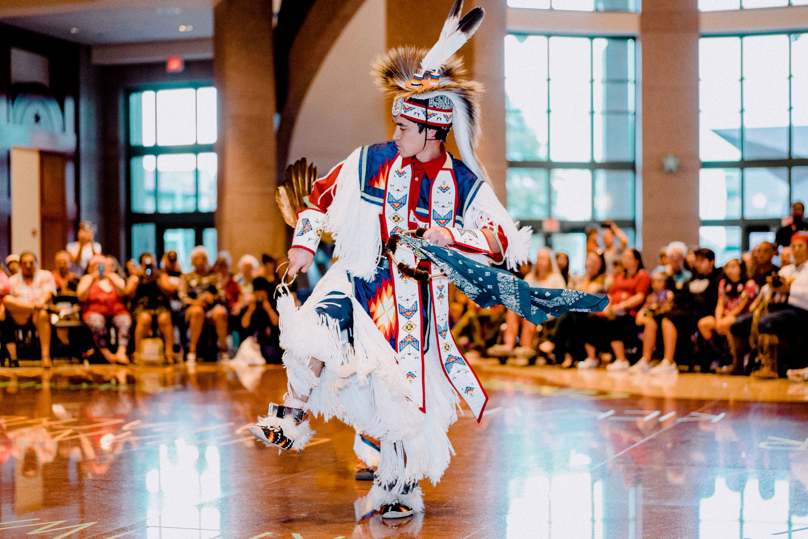 The 7th Annual American Indian Heritage Day celebration features traditional dancing and drumming performances by Great Promise for American Indians.